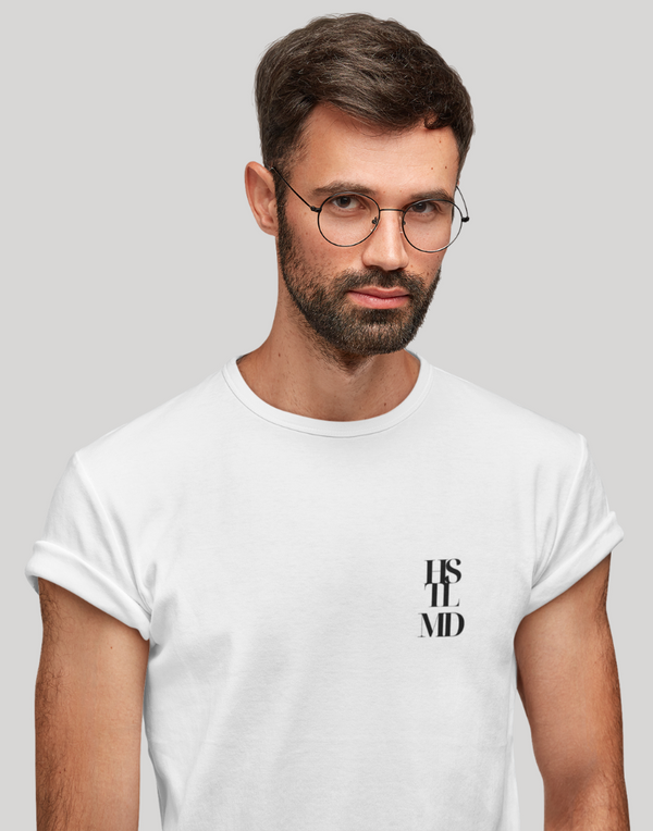 Hustle-Made Fashion Adult Staple Letter T-Shirt | Casual Wear, Street Style