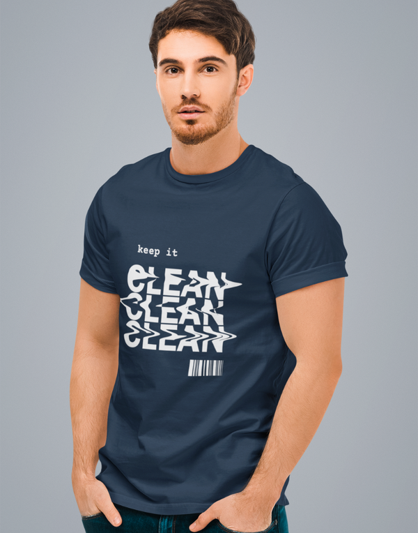 Keep it - Clean Vibes Unisex Organic T-Shirt | Casual Streetwear, Trendy Apparel