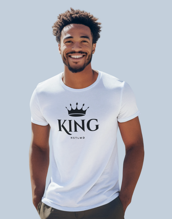 King Crown Unisex Garment-Dyed T-Shirt - Perfect for Celebrations & Everyday Wear